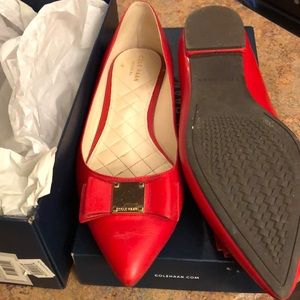 Cole Haan Red Flat Shoe size 9